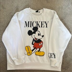 Disney Classic White Pullover XL
